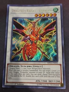 Yugioh Dragunity Knight - Vajrayana SHVA-EN050 Secret Rare 1st Ed NM - Picture 1 of 1