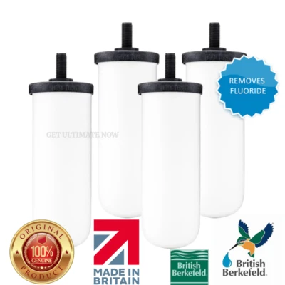 British Berkefeld 7″ Ceramic Ultra Fluoride Water Filter (4 Pack) (ALL IN ONE ) - Image 1 of 4