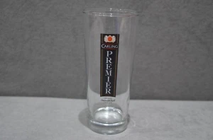 1x Carling Premier Unique Smooth Chill Lager One Pint 20oz Beer Glass RARE NEW - Picture 1 of 9