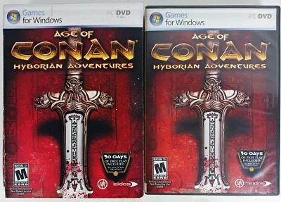 Age of Conan: Hyborian Adventures PC DVD 2008 Complete - Image 1 of 4