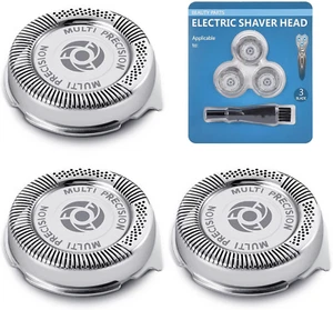 3 Pack Replacement Shaver Heads Compatible with Philips, Series 5000, Shaver Hea - Picture 1 of 12