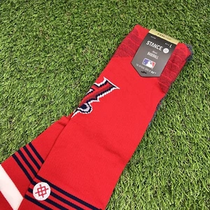 Nuevos calcetines Stance MLB Los Angeles of Anaheim Diamond Pro OTC talla L,9-13 con etiquetas - Imagen 1 de 8