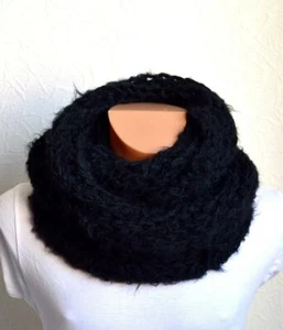 Bufanda de lana de alpaca tejida a mano para hombre - Imagen 1 de 4