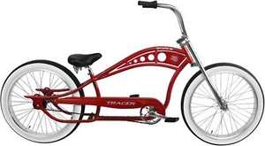 New 26" Stretch Cruiser Chopper Bicycle Single Speed 36 Spokes Coastal Brake - Picture 1 of 17