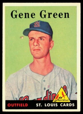Gene Green 1958 Topps #366 VG-VG/EX No Crease - Image 1 of 2