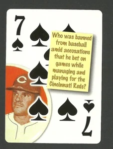 Pete Rose Cincinnati Reds Baseball Neat Playing Card #9Y8 - Picture 1 of 1