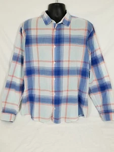 H&M Men's Multi Colored Plaid Button Front Long Sleeve Shirt Size XL - Picture 1 of 5