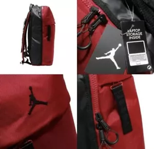 Zaino rosso unisex Nike Jordan Urbana 1 Utility $85 nuovo 9A0164 R78 - Foto 1 di 5