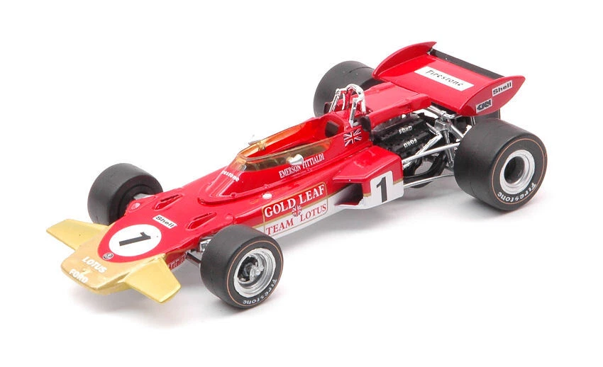 Modellino auto formula 1 F1 scala 1:43 Quartzo LOTUS 72D FITTIPALDI 1970 gp - Immagine 1 di 1