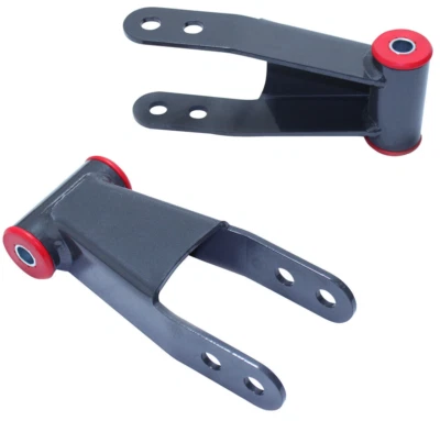 Par de grilletes de elevación traseros de 2" Maxtrac 712120 para camioneta Dodge Ram 1500 2002-2008 Foto 1 de 4