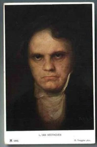 Ludwig van BEETHOVEN. Old and vintage postcard (2) - Picture 1 of 2