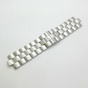 Correa de reloj de repuesto de acero inoxidable de 30 mm de ancho color plata 10 mm ancho de puente 290466 - Imagen 1 de 4