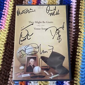 They Might Be Giants - Venue Songs CD/DVD 2005 - Autographed Signed - Rare