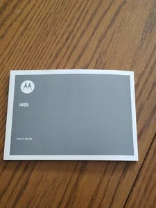 Motorola i465 User's Guide Manual - Picture 1 of 4