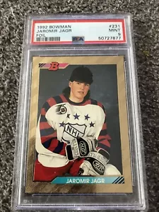 1992 Bowman Gold Foil JAROMIR JAGR PSA 9. RARE - Picture 1 of 1