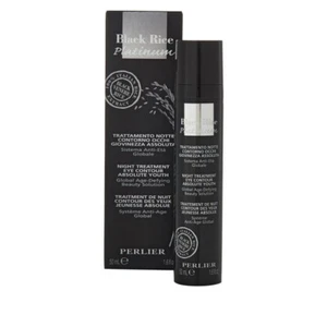 Tratamiento nocturno Perlier Black Rice Platinum contorno de ojos Absolute Youth 1,6 fl oz - Imagen 1 de 2
