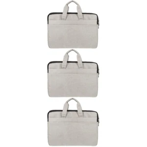 3 PCS Innerer Samt -Computertasche Fräulein Tragenbeutel Laptop Tragetasche - Afbeelding 1 van 12