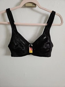Vintage Brassiere's Alpha Apparel 34 C Black - Picture 1 of 4