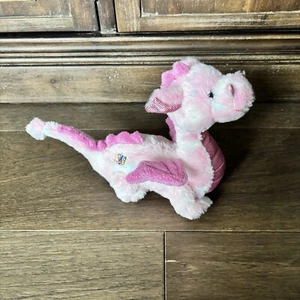 Ganz Webkinz Whimsy Dragon Plush Sparkle Pink Stuffed Animal Toy No Code HM156 - Picture 1 of 9