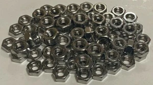 No2, 5, 6, 8, 10, UNC, Stainless Steel (A2), Hex Full Nuts. - Picture 1 of 4