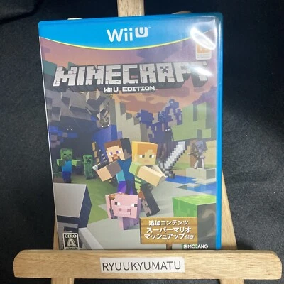 Nintendo Wii U MINECRAFT Wii U EDITION Japanese Games Tested Genuine - Image 1 of 3