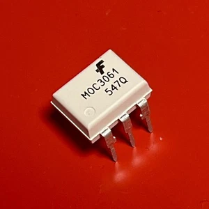 [2x] MOC3061M Fairchild Zero-Cross Phototriac Driver Optocoupler IC PDIP-6 - Picture 1 of 9
