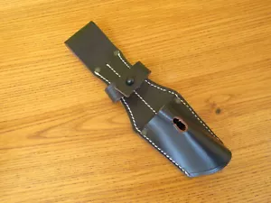 WH Bajonettschuh Koppelschuh K98 Bajonett Cover Leather Wehrmacht WK2 WWII 1940 - Bild 1 von 3