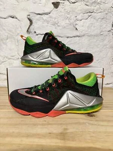 Nike LeBron 12 Low 'Remix' Men's Size 9.5 Pre-Owned 724557-003 - Picture 1 of 6