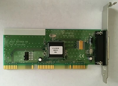 Adaptec AVA-1502E 16-bit ISA 25-pin SCSI Controller Card 927906-00 Rev A - Image 1 of 3
