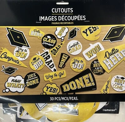 Graduation Cutouts 30ct - Image 1 of 2