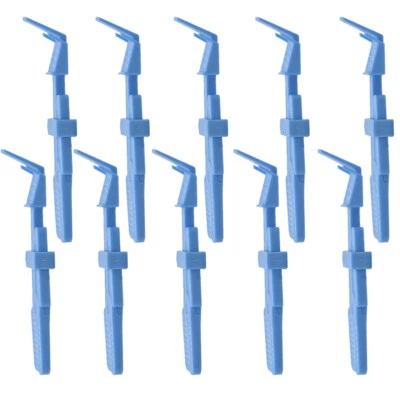 10 piezas clips para soporte de película de rayos X dental instrumento autoclaveble plástico azul Foto 1 de 4