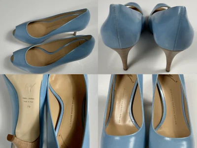 Giuseppe Zanotti E06098 Plato Pix 70 Sandals Shoes Peep-Toe Court New 39 - Image 1 of 4