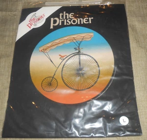 The Prisoner Size L *UNWORN" Vintage Penny Farthing Logo T-Shirt Portmeirion - Picture 1 of 1