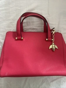 Christian Soriano Handbag Coral Pink Coral Gold Metalware/bumble Bee Accessor. - Picture 1 of 13