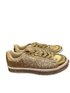 Womens Glitter Tennis Sneakers Sparkly Rhinestone Shoes Size 8.5 Uubaris - Picture 1 of 5