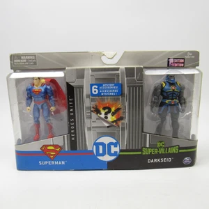 Spin Master DC 4" Battle 2-Pack Superman Darkseid Figuren NEU mit Verpackungsspuren - Bild 1 von 9