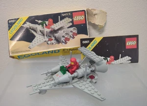 Juego Espacial Vintage EXC LEGO 6861 X-1 Patrulla Artesanía Completo con Caja, Manual - Imagen 1 de 11