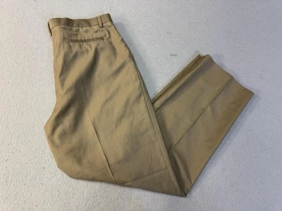 Pantalones de vestir Nordstrom para mujer 22 tostados plisados pantalones de pierna ancha pantalones de trabajo oficina Foto 1 de 4