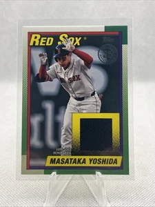2025 Topps Series 2 Masataka Yoshida 35th Anniversary Game Used Jersey Relic  - Bild 1 von 2