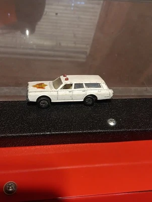 Coche de policía Mercury SuperFast 1971 Matchbox serie R, ¡ruedas dobladas! Foto 1 de 4