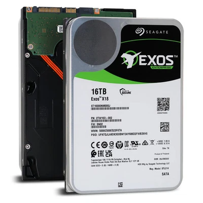 Seagate Exos X18 16TB Interne Festplatte ST16000NM000J 3,5 Zoll HDD SATA3 256MB - Bild 1 von 4