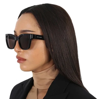 Saint Laurent Black Cat Eye Ladies Sunglasses SL 641 001 52 SL 641 001 52 - Image 1 of 4