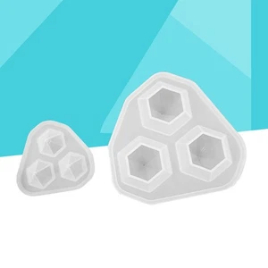 2 Pcs Silicone Molds for Jewelry Making Transparent DIY Epoxy Resin - Picture 1 of 12