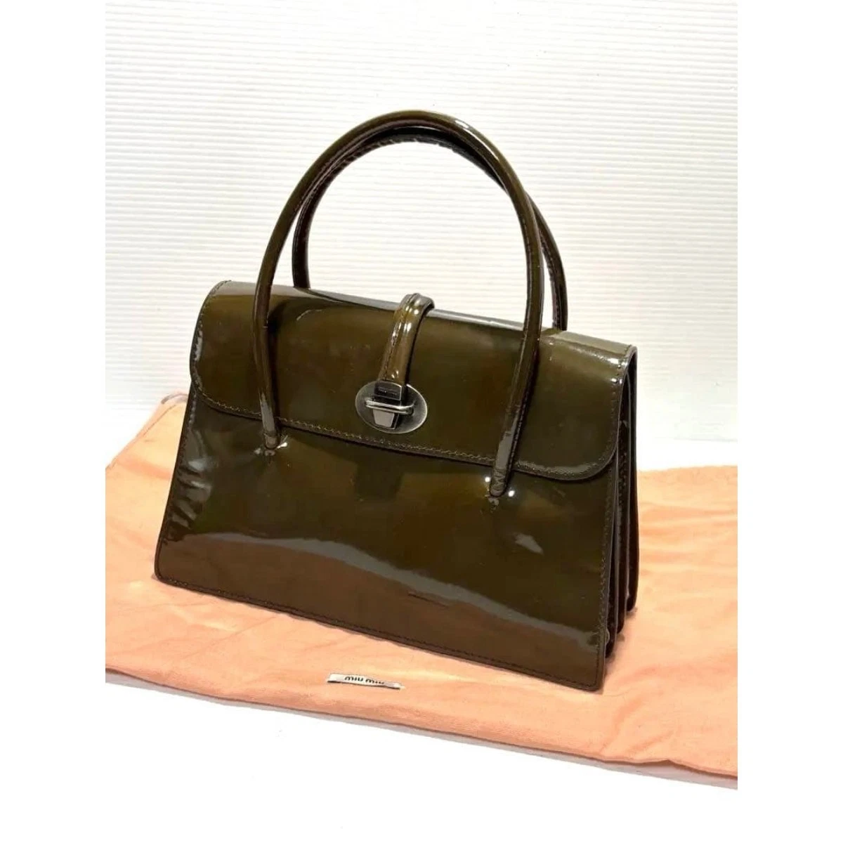 Miu Miu Patent Leather Bags & Handbags for Women for sale | eBay