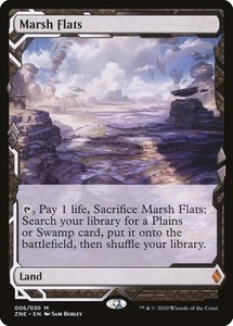 MTG Magic the Gathering Marsh Flats (6/30) Zendikar Rising Expeditions HP - Picture 1 of 1