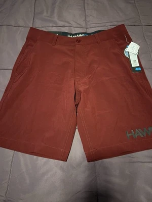 Pantalones Cortos Tony Hawk Para Hombre Talla 32 Bolsillos 8"- 12” Entrepierna Borgoña Nuevos con Etiquetas $40 Foto 1 de 4