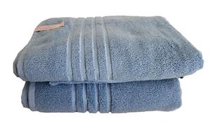NEW! Kate Spade Light Blue Bath Towel 2 PC SET Cotton OEKO TEX 28" x 54" - Picture 1 of 6