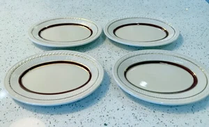 4 Shenango China Anchor Hocking Small Oval Plate J-37 - 7 3/8" x 4 7/8" - Picture 1 of 3