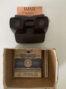 Viewmaster Modelo E Vintage Marrón Viewmaster Años 50 - Imagen 1 de 12