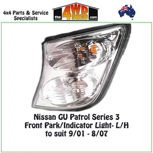 Front Park Indicator Light fit Nissan GU Y61 Patrol Series 3 L/H 01-07 - Picture 1 of 2